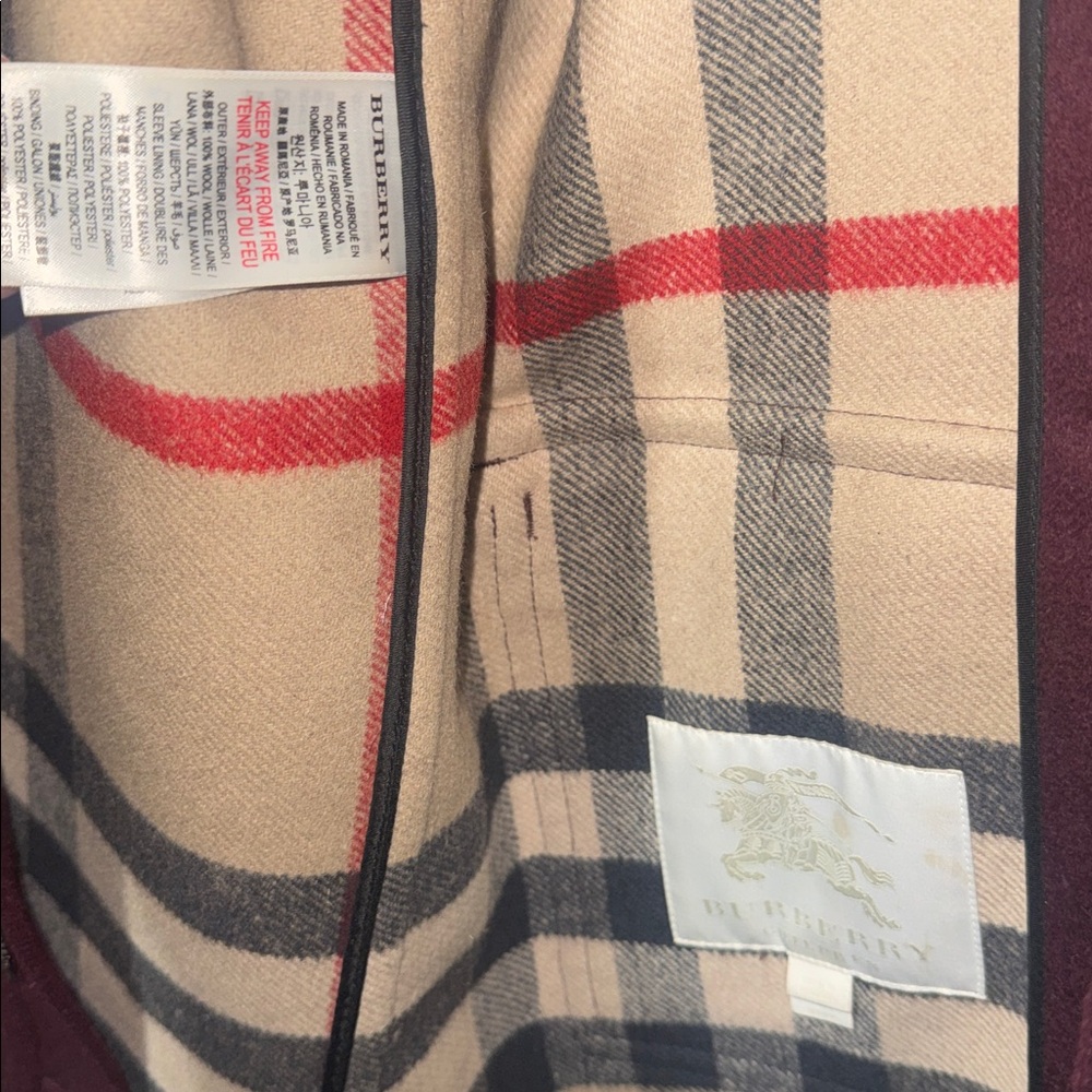 Burberry wool duffle coat - Picture 3 of 5